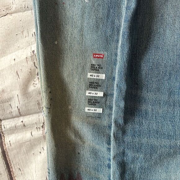 Signature by Levi Strauss & Co.  Men's 550 Relaxed Taper Jeans - Picture 3 of 16